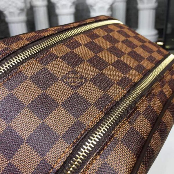 1:1 Replica Louis Vuitton LV King Size Toiletry Damier Ebene Canvas Luxury Bag For Women N47527 - 11in/28cm