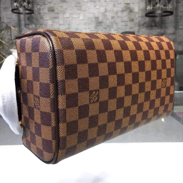 1:1 Replica Louis Vuitton LV King Size Toiletry Damier Ebene Canvas Luxury Bag For Women N47527 - 11in/28cm