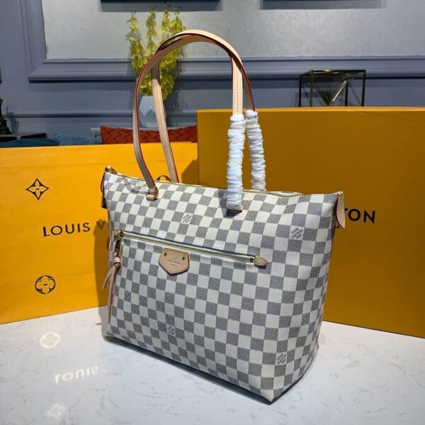 1:1 Replica Louis Vuitton LV Lena MM Damier Azur Canvas Luxury Bag For Women N44040 - 13in/33cm