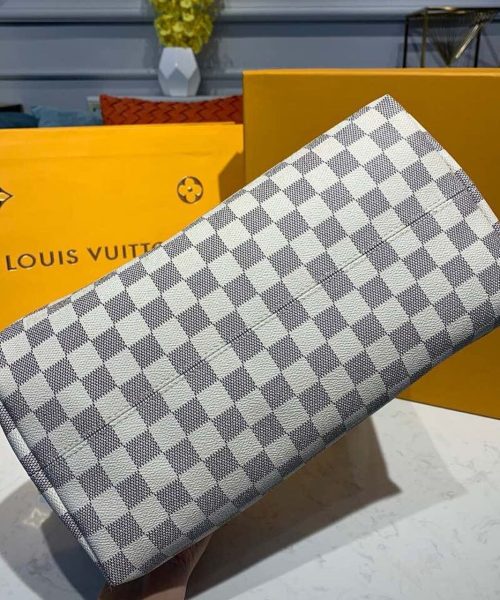 1:1 Replica Louis Vuitton LV Lena MM Damier Azur Canvas Luxury Bag For Women N44040 - 13in/33cm
