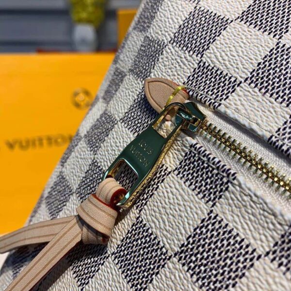 1:1 Replica Louis Vuitton LV Lena MM Damier Azur Canvas Luxury Bag For Women N44040 - 13in/33cm