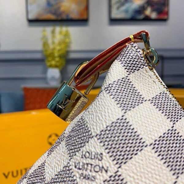 1:1 Replica Louis Vuitton LV Lena MM Damier Azur Canvas Luxury Bag For Women N44040 - 13in/33cm