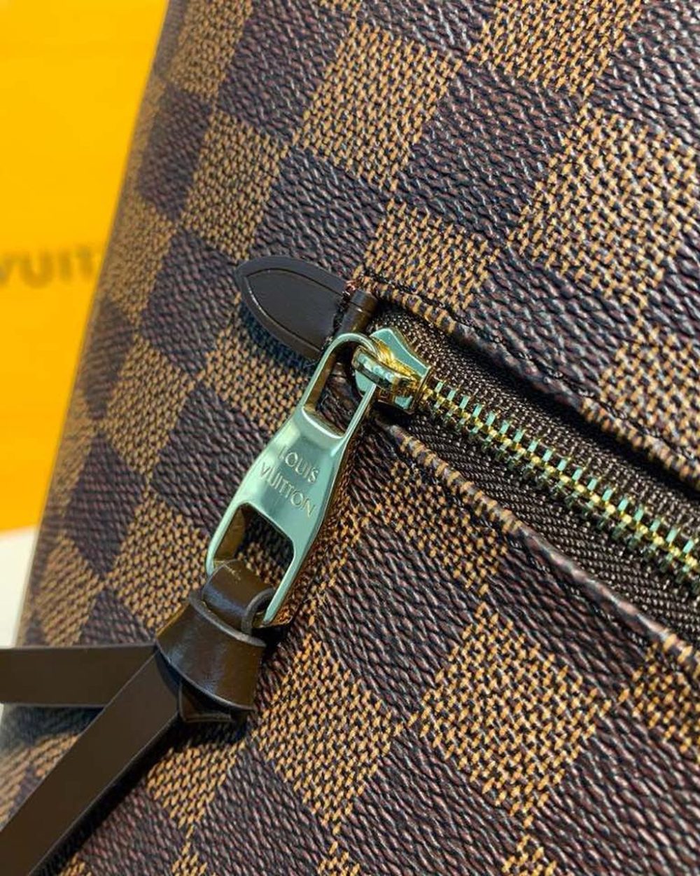 1:1 Replica Louis Vuitton LV Lena MM Damier Ebene Canvas Luxury Bag For Women N41013 - 13in/33cm