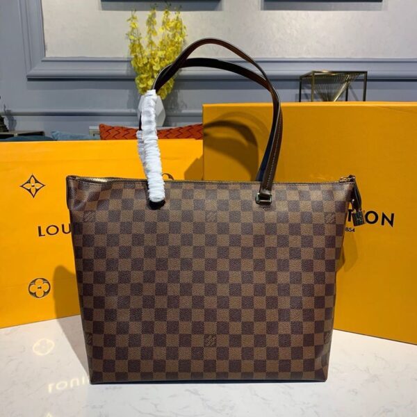 1:1 Replica Louis Vuitton LV Lena MM Damier Ebene Canvas Luxury Bag For Women N41013 - 13in/33cm