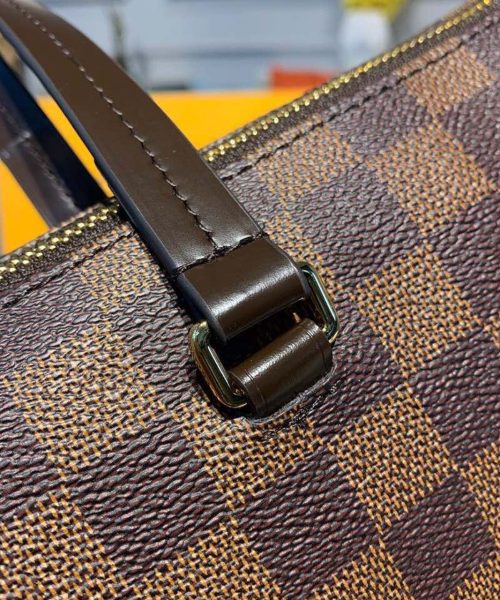 1:1 Replica Louis Vuitton LV Lena MM Damier Ebene Canvas Luxury Bag For Women N41013 - 13in/33cm