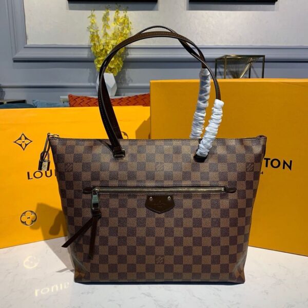 1:1 Replica Louis Vuitton LV Lena MM Damier Ebene Canvas Luxury Bag For Women N41013 - 13in/33cm