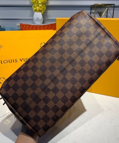 1:1 Replica Louis Vuitton LV Lena MM Damier Ebene Canvas Luxury Bag For Women N41013 - 13in/33cm