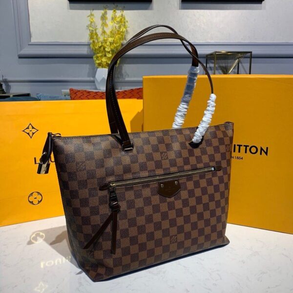 1:1 Replica Louis Vuitton LV Lena MM Damier Ebene Canvas Luxury Bag For Women N41013 - 13in/33cm
