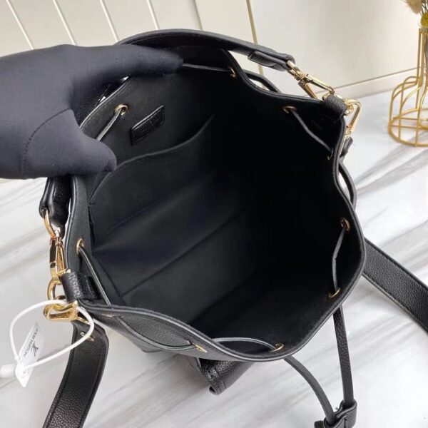 1:1 Replica Louis Vuitton LV Lockme Bucket Black Luxury Bag For Women M57687 - 9.1in/23cm