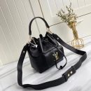 1:1 Replica Louis Vuitton LV Lockme Bucket Black Luxury Bag For Women M57687 - 9.1in/23cm