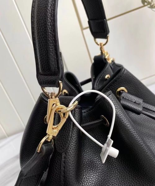 1:1 Replica Louis Vuitton LV Lockme Bucket Black Luxury Bag For Women M57687 - 9.1in/23cm