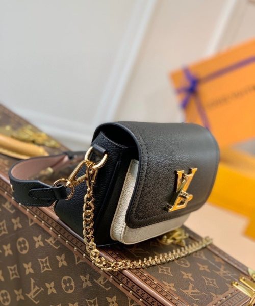 1:1 Replica Louis Vuitton LV Lockme Tender Black Luxury Bag For Women M58557 - 7.5in/19cm