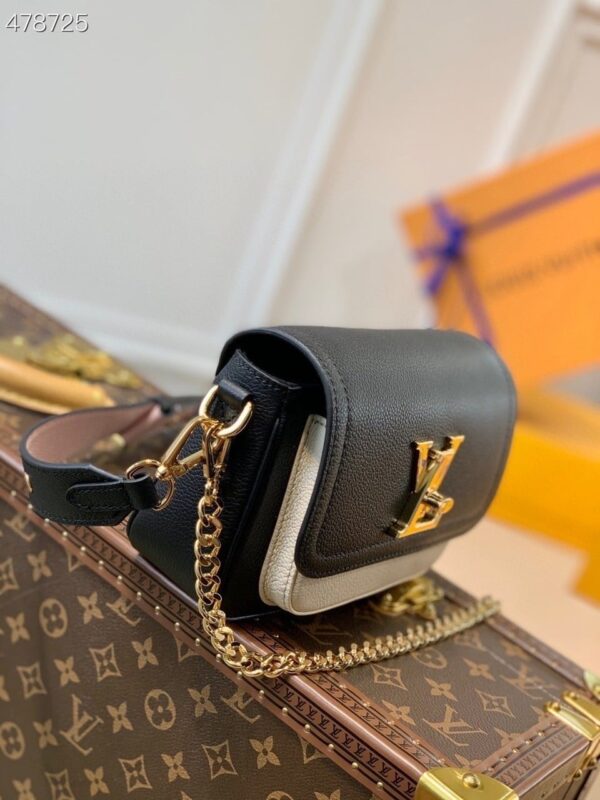 1:1 Replica Louis Vuitton LV Lockme Tender Black Luxury Bag For Women M58557 - 7.5in/19cm