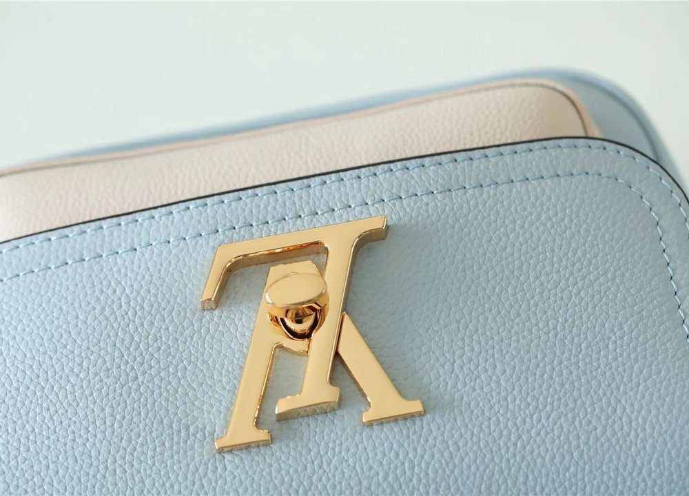 1:1 Replica Louis Vuitton LV Lockme Tender Light Blue Luxury Bag For Women -  7.5in/19cm