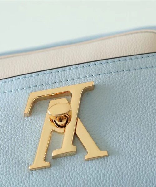 1:1 Replica Louis Vuitton LV Lockme Tender Light Blue Luxury Bag For Women -  7.5in/19cm
