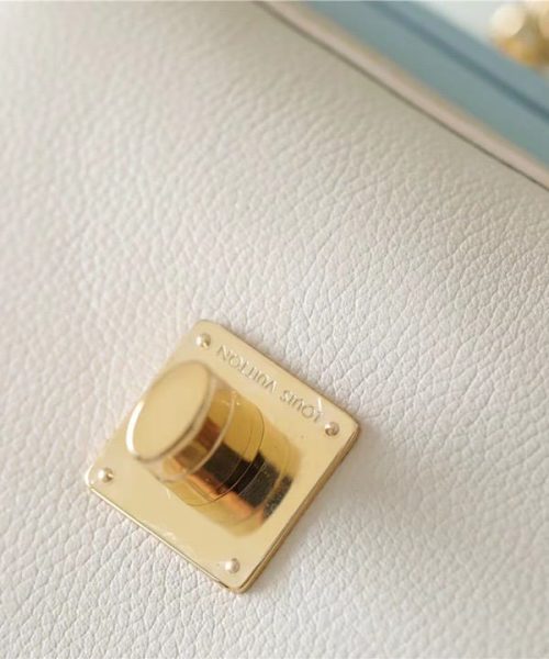 1:1 Replica Louis Vuitton LV Lockme Tender Light Blue Luxury Bag For Women -  7.5in/19cm