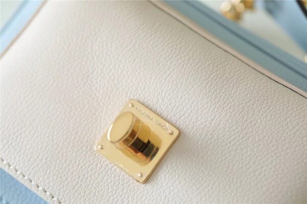 1:1 Replica Louis Vuitton LV Lockme Tender Light Blue Luxury Bag For Women -  7.5in/19cm