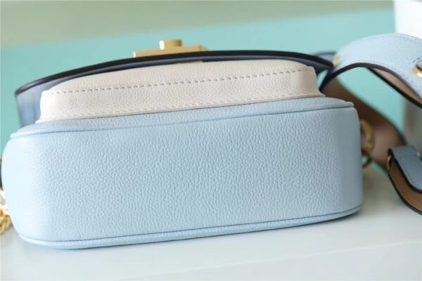 1:1 Replica Louis Vuitton LV Lockme Tender Light Blue Luxury Bag For Women -  7.5in/19cm