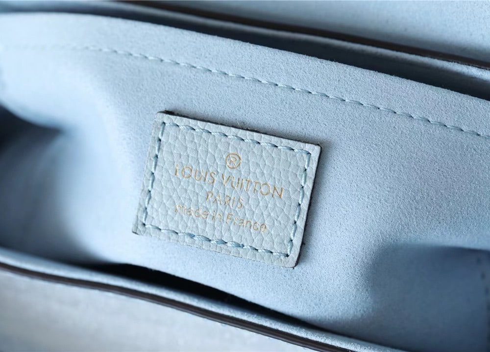 1:1 Replica Louis Vuitton LV Lockme Tender Light Blue Luxury Bag For Women -  7.5in/19cm