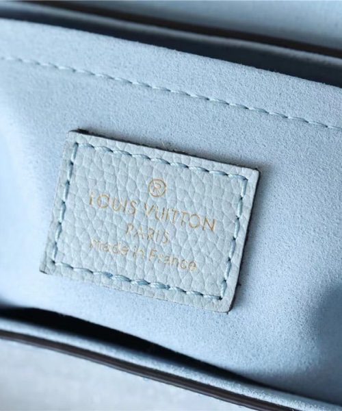 1:1 Replica Louis Vuitton LV Lockme Tender Light Blue Luxury Bag For Women -  7.5in/19cm