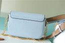 1:1 Replica Louis Vuitton LV Lockme Tender Light Blue Luxury Bag For Women -  7.5in/19cm