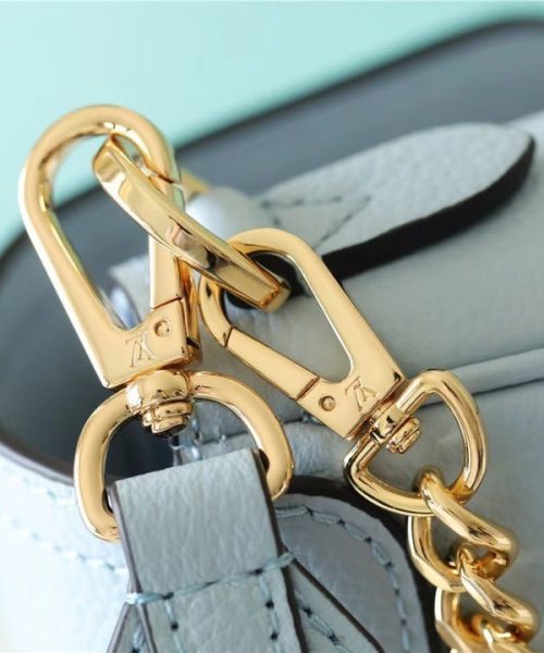 1:1 Replica Louis Vuitton LV Lockme Tender Light Blue Luxury Bag For Women -  7.5in/19cm