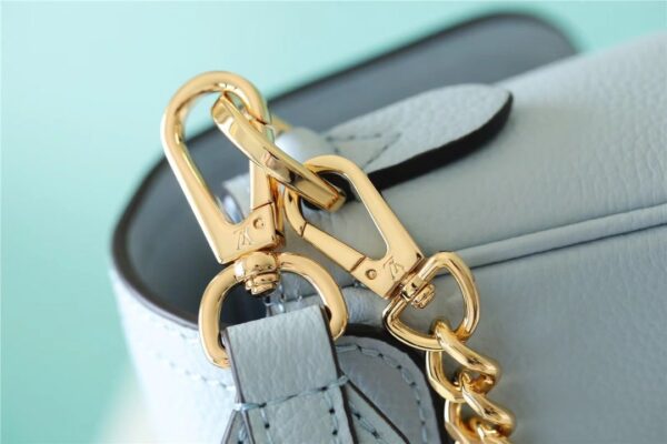 1:1 Replica Louis Vuitton LV Lockme Tender Light Blue Luxury Bag For Women -  7.5in/19cm