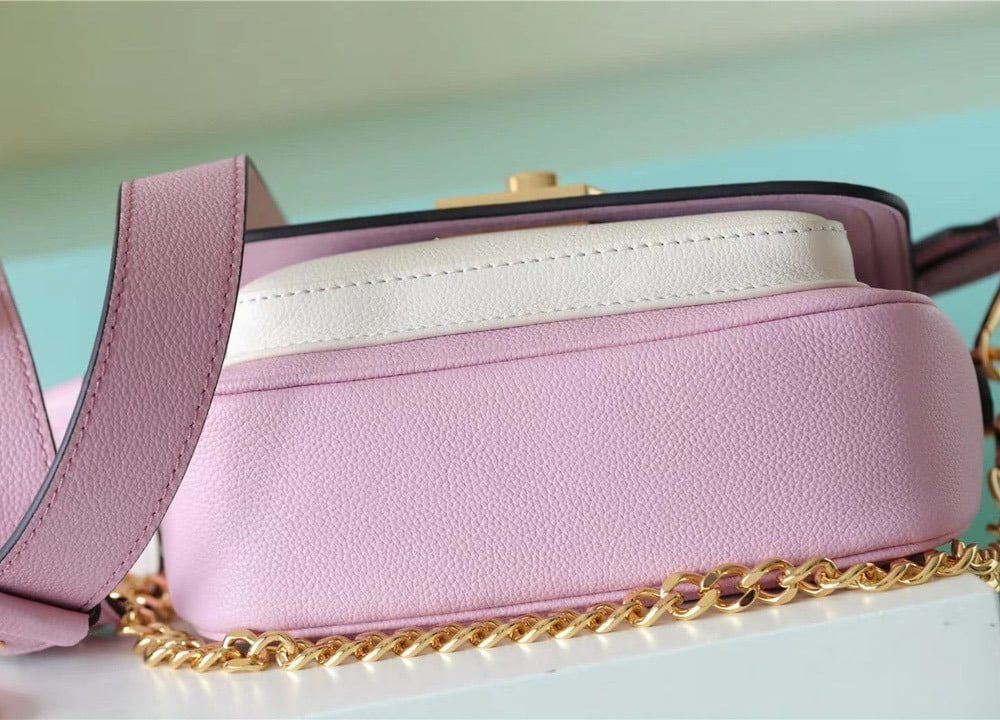 1:1 Replica Louis Vuitton LV Lockme Tender Pink Luxury Bag For Women -  7.5in/19cm