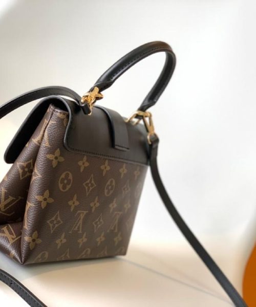 1:1 Replica Louis Vuitton LV Locky BB Monogram Canvas Black Luxury Bag For Women M44141 -  7.9in/20cm