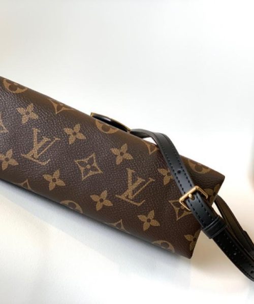 1:1 Replica Louis Vuitton LV Locky BB Monogram Canvas Black Luxury Bag For Women M44141 -  7.9in/20cm
