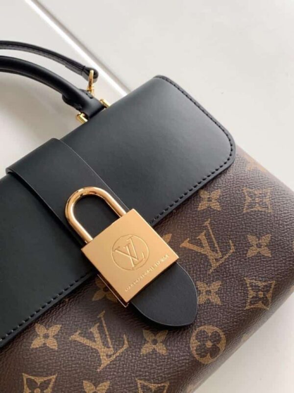 1:1 Replica Louis Vuitton LV Locky BB Monogram Canvas Black Luxury Bag For Women M44141 -  7.9in/20cm