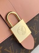 1:1 Replica Louis Vuitton LV Locky BB Monogram Canvas Rose Poudre Pink Luxury Bag  For Women M44080 -  7.9in/20cm