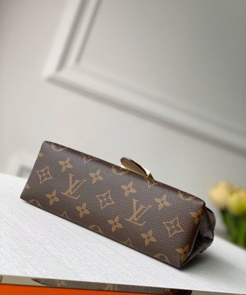 1:1 Replica Louis Vuitton LV Locky BB Monogram Canvas Rose Poudre Pink Luxury Bag  For Women M44080 -  7.9in/20cm
