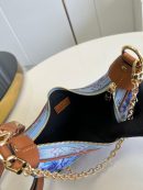 1:1 Replica Louis Vuitton LV Loop Half-Moon Baguette Bag Multicolor Luxury Bag For Women - 9.1in/23cm