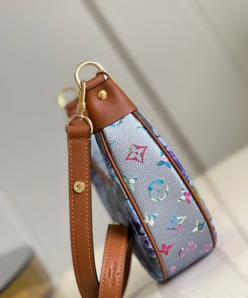 1:1 Replica Louis Vuitton LV Loop Half-Moon Baguette Bag Multicolor Luxury Bag For Women - 9.1in/23cm