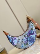 1:1 Replica Louis Vuitton LV Loop Half-Moon Baguette Bag Multicolor Luxury Bag For Women - 9.1in/23cm