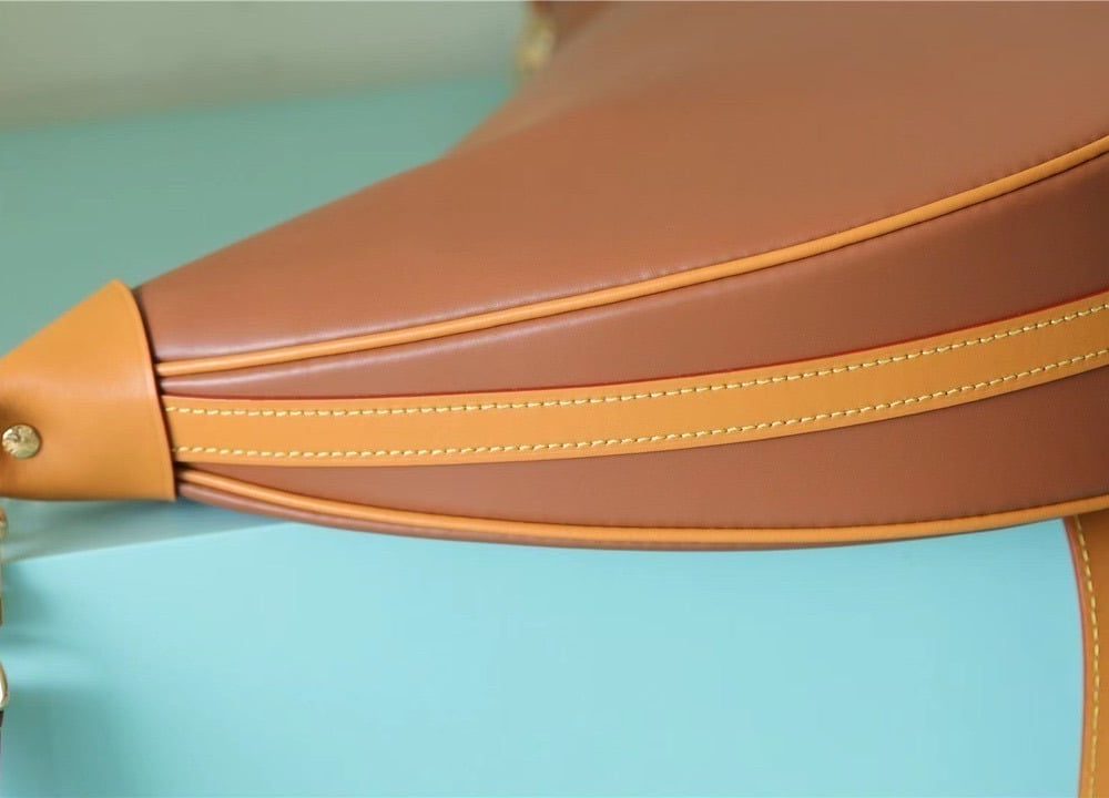 1:1 Replica Louis Vuitton LV Loop Marel Monogram Jacquard Yellow Luxury Bag For Women - 15in/38cm