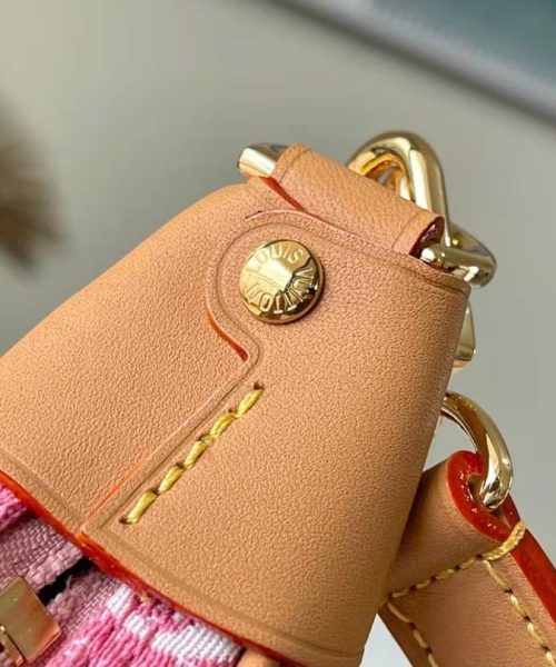 1:1 Replica Louis Vuitton LV Loop Since 1854 Jacquard Pink Luxury Bag For Wonmen M81166 - 9.1in/23cm