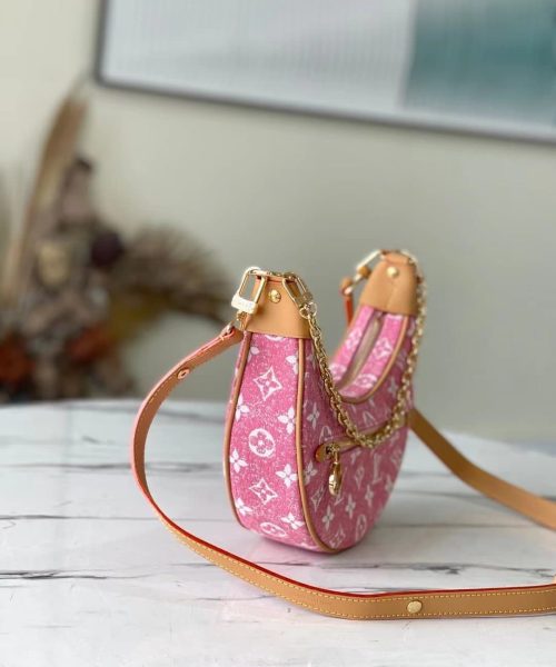 1:1 Replica Louis Vuitton LV Loop Since 1854 Jacquard Pink Luxury Bag For Wonmen M81166 - 9.1in/23cm
