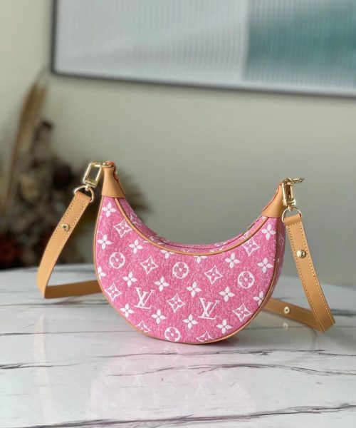 1:1 Replica Louis Vuitton LV Loop Since 1854 Jacquard Pink Luxury Bag For Wonmen M81166 - 9.1in/23cm