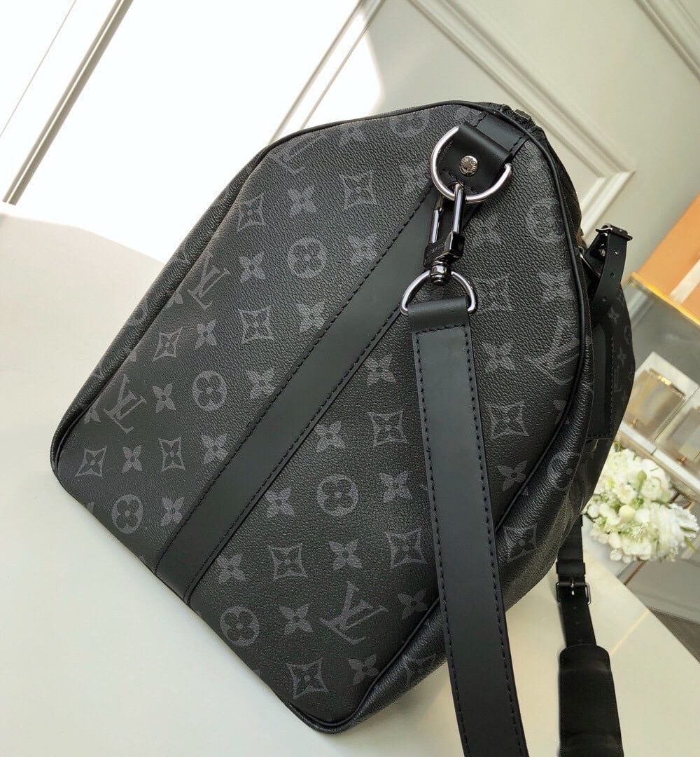 1:1 Replica Louis Vuitton LV Luggage Bag Monogram Black Unique Bag Unisex - 50cm