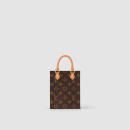 1:1 Replica Louis Vuitton LV Petit Sac Plat Monogram Canvas Essential Bag For Women M81295 - 17 cm/6.6 in