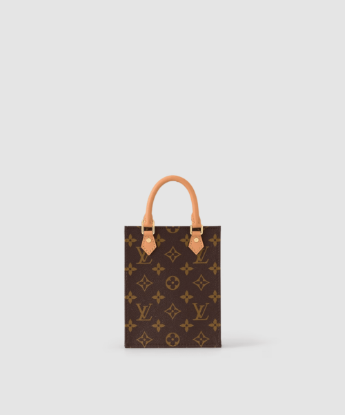 1:1 Replica Louis Vuitton LV Petit Sac Plat Monogram Canvas Essential Bag For Women M81295 - 17 cm/6.6 in