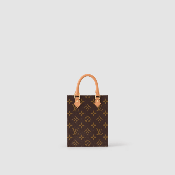 1:1 Replica Louis Vuitton LV Petit Sac Plat Monogram Canvas Essential Bag For Women M81295 - 17 cm/6.6 in