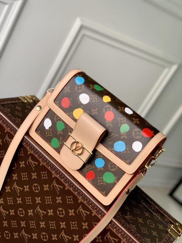 1:1 Replica Louis Vuitton LV LV x YK Dauphine MM Unique Bag For Women M46432 - 9.8in/ 25cm