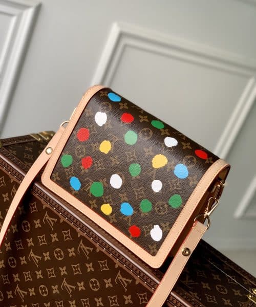 1:1 Replica Louis Vuitton LV LV x YK Dauphine MM Unique Bag For Women M46432 - 9.8in/ 25cm