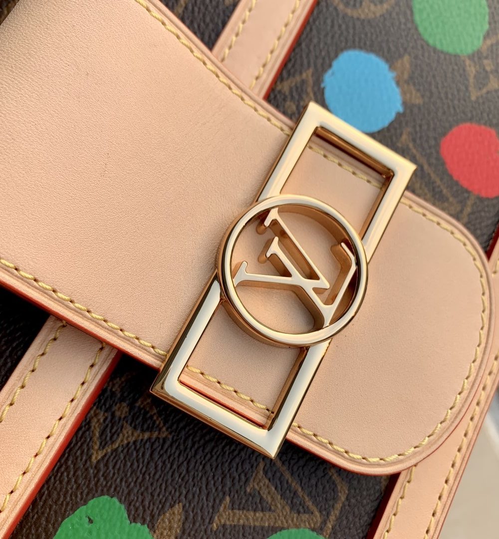 1:1 Replica Louis Vuitton LV LV x YK Dauphine MM Unique Bag For Women M46432 - 9.8in/ 25cm