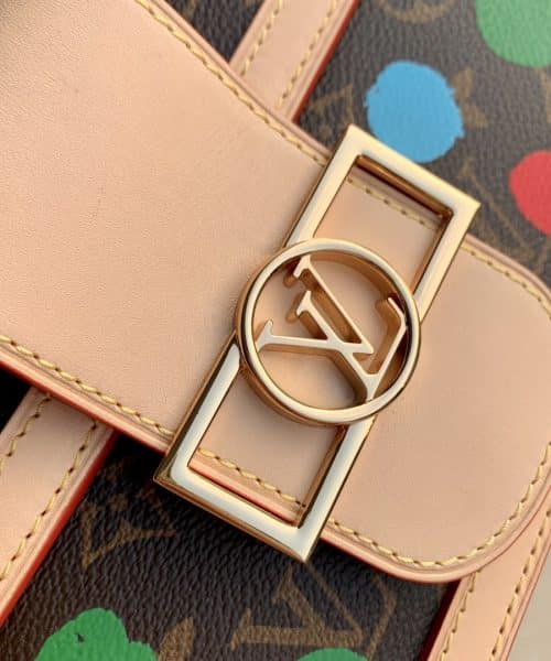 1:1 Replica Louis Vuitton LV LV x YK Dauphine MM Unique Bag For Women M46432 - 9.8in/ 25cm