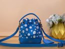 1:1 Replica Louis Vuitton LV LV x YK Nano Noé Blue Gorgeous Bag For Women M81985 - 6.3in/ 16cm