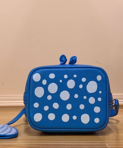 1:1 Replica Louis Vuitton LV LV x YK Nano Noé Blue Gorgeous Bag For Women M81985 - 6.3in/ 16cm